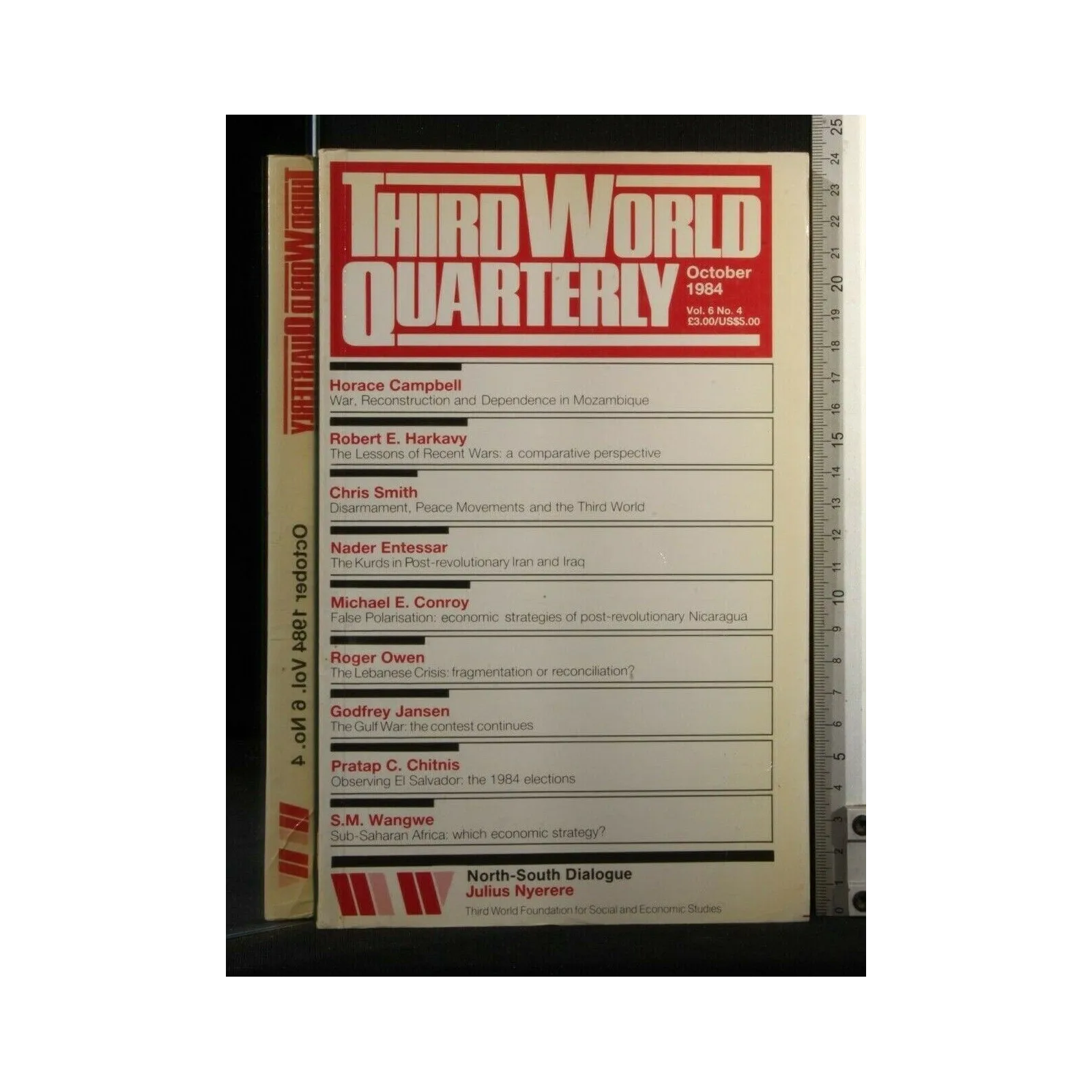 THIRD WORLD QUARTERLY OCTOBER 1984 VOL. 6 N. 4