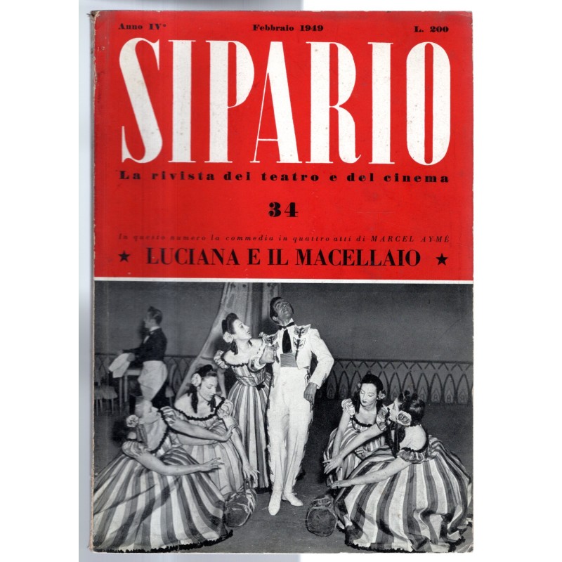 SIPARIO-n 34, febbraio-1949