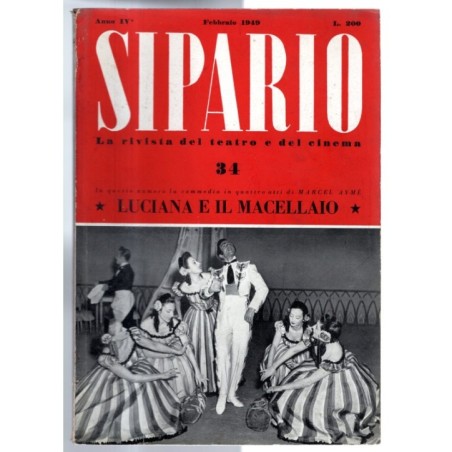 SIPARIO-n 34, febbraio-1949