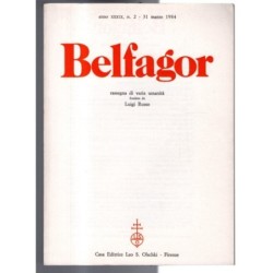 BELFAGOR. RASSEGNA DI VARIA UMANITÀ-n 2, 31 marzo-1984