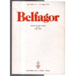 BELFAGOR. RASSEGNA DI VARIA UMANITÀ-n 3, 31 maggio-1984