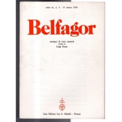 BELFAGOR. RASSEGNA DI VARIA UMANITÀ-n 2, 31 marzo-1985