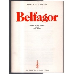 BELFAGOR. RASSEGNA DI VARIA UMANITÀ-n 2, 31 marzo-1986