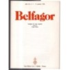 BELFAGOR. RASSEGNA DI VARIA UMANITÀ-n 1, 31 gennaio-1986