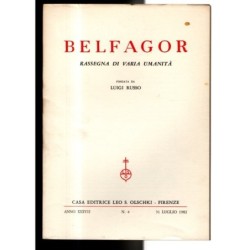 BELFAGOR. RASSEGNA DI VARIA UMANITÀ-n 4, 31 luglio-1982