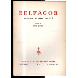BELFAGOR. RASSEGNA DI VARIA UMANITÀ-n 1, 31 gennaio-1980