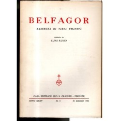 BELFAGOR. RASSEGNA DI VARIA UMANITÀ-n 3, 31 maggio-1980