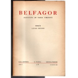 BELFAGOR. RASSEGNA DI VARIA UMANITÀ-n 3, 31 maggio-1955