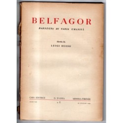 BELFAGOR. RASSEGNA DI VARIA UMANITÀ-n 1, 31 gennaio-1953