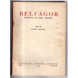 BELFAGOR. RASSEGNA DI VARIA UMANITÀ-n 4, 15 luglio-1946