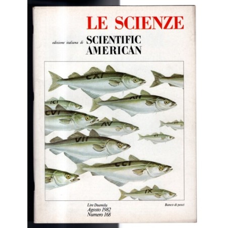LE SCIENZE. EDIZIONE ITALIANA DI SCIENTIFIC AMERICAN-n 168, agosto-1982