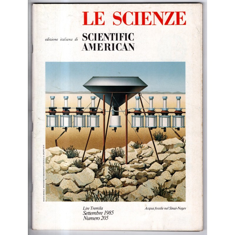 LE SCIENZE. EDIZIONE ITALIANA DI SCIENTIFIC AMERICAN-n 205, settembre-1985