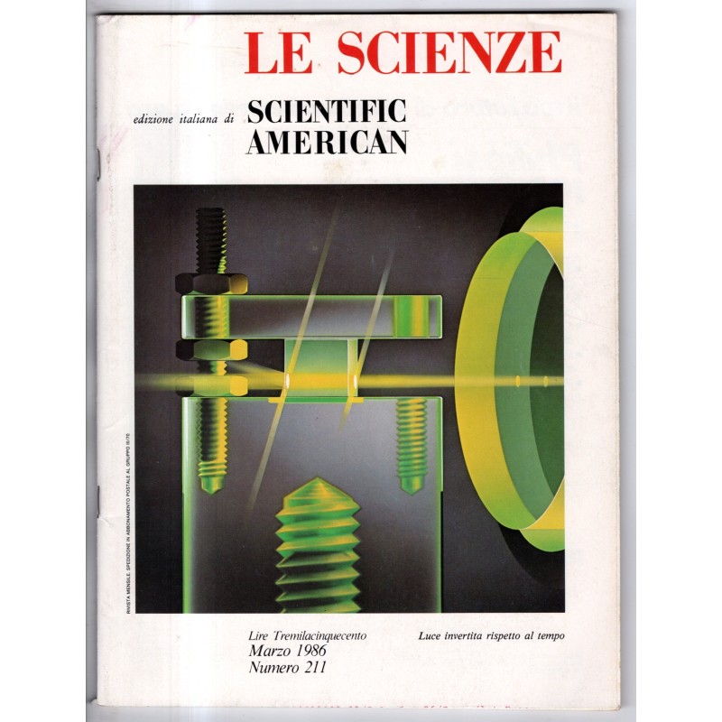 LE SCIENZE. EDIZIONE ITALIANA DI SCIENTIFIC AMERICAN-n 211, marzo-1986