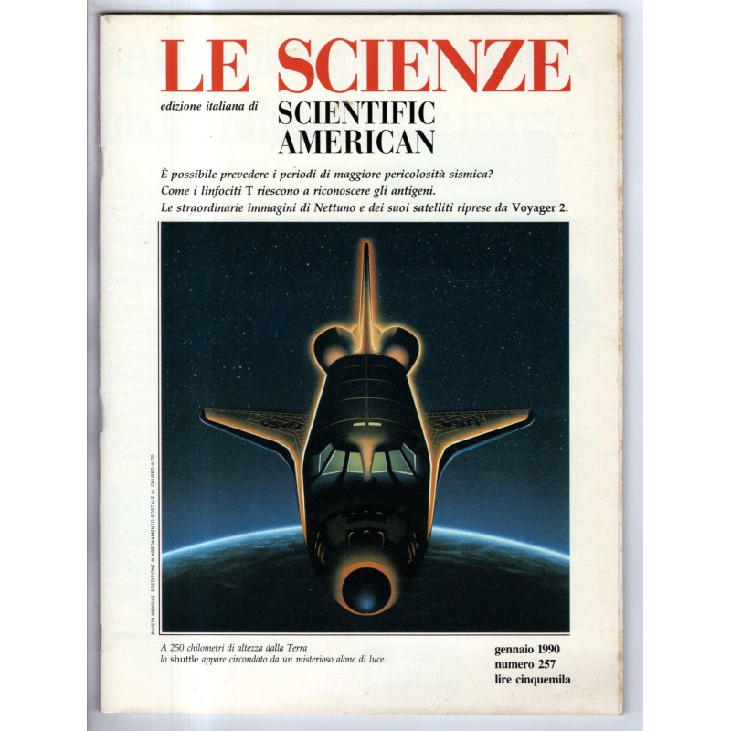 LE SCIENZE. EDIZIONE ITALIANA DI SCIENTIFIC AMERICAN-n 257, gennaio-1990