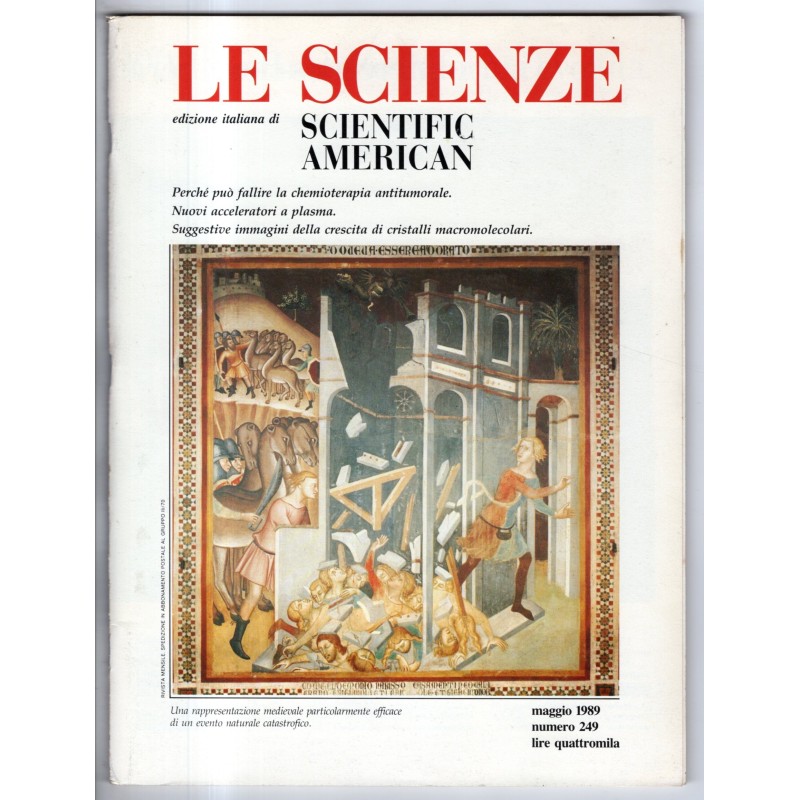 LE SCIENZE. EDIZIONE ITALIANA DI SCIENTIFIC AMERICAN-n 249, maggio-1989