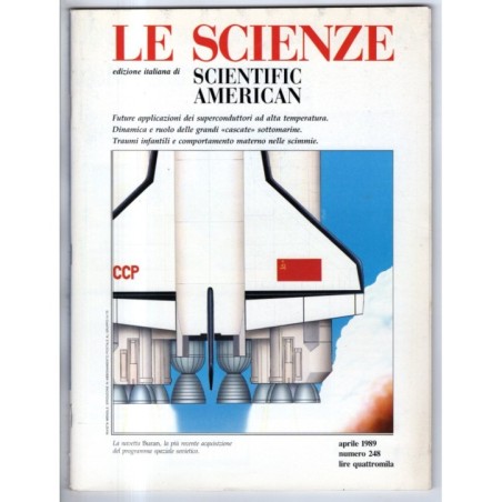 LE SCIENZE. EDIZIONE ITALIANA DI SCIENTIFIC AMERICAN-n 248, aprile-1989