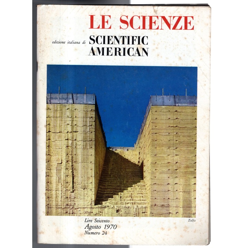 LE SCIENZE. EDIZIONE ITALIANA DI SCIENTIFIC AMERICAN-n 24, agosto-1970