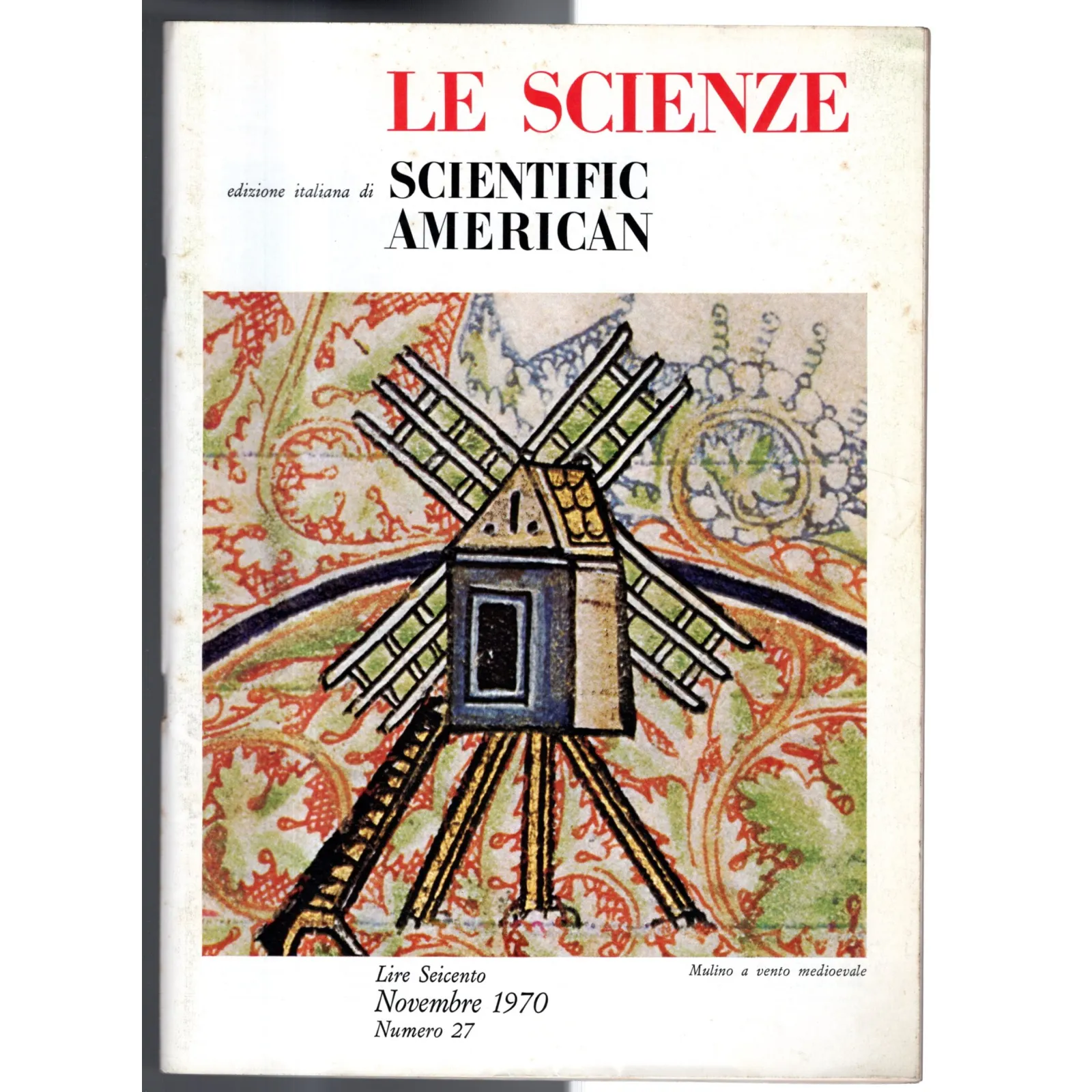 LE SCIENZE. EDIZIONE ITALIANA DI SCIENTIFIC AMERICAN-n 27, novembre-1970