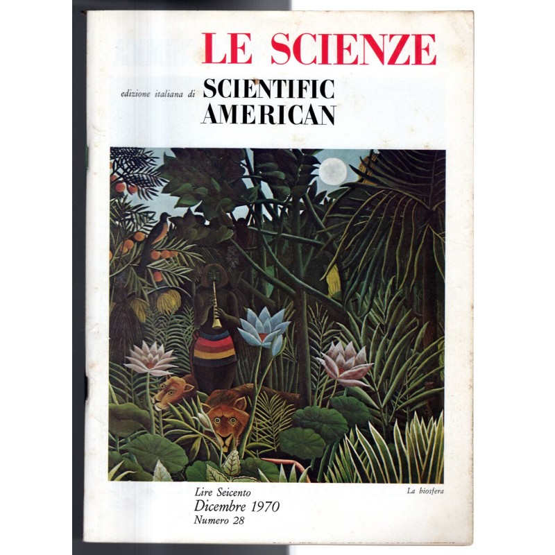 LE SCIENZE. EDIZIONE ITALIANA DI SCIENTIFIC AMERICAN-n 28, dicembre-1970