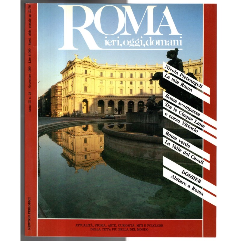 ROMA IERI, OGGI, DOMANI-n 28, novembre-1990