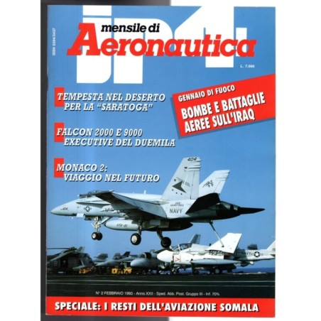 JP4 MENSILE DI AERONAUTICA-n 2, febbraio-1993