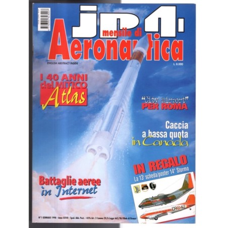 JP4 MENSILE DI AERONAUTICA-n 1, gennaio-1998