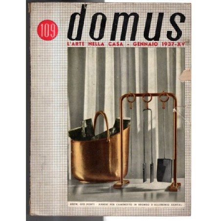 DOMUS. L'ARTE NELLA CASA-n 109, gennaio-1937