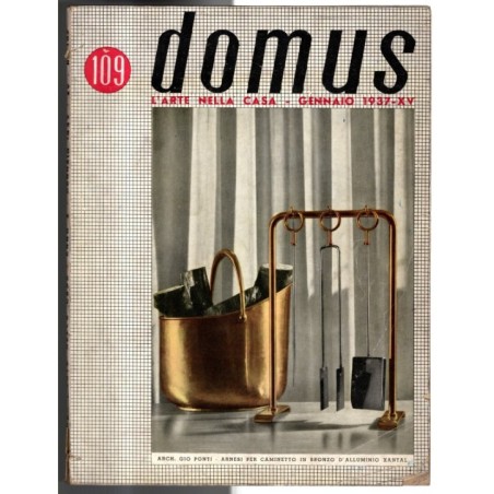 DOMUS. L'ARTE NELLA CASA-n 109, gennaio-1937