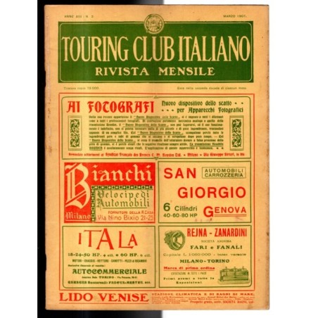 TOURING CLUB ITALIANO-n 3, marzo-1907