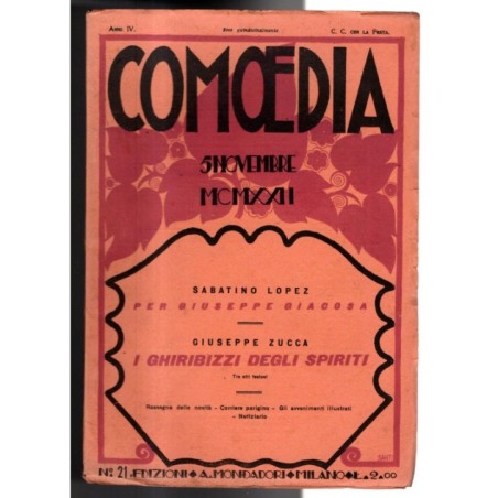 COMOEDIA-n 21, 5 novembre-1922