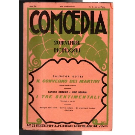 COMOEDIA-n 22, 20 novembre-1922