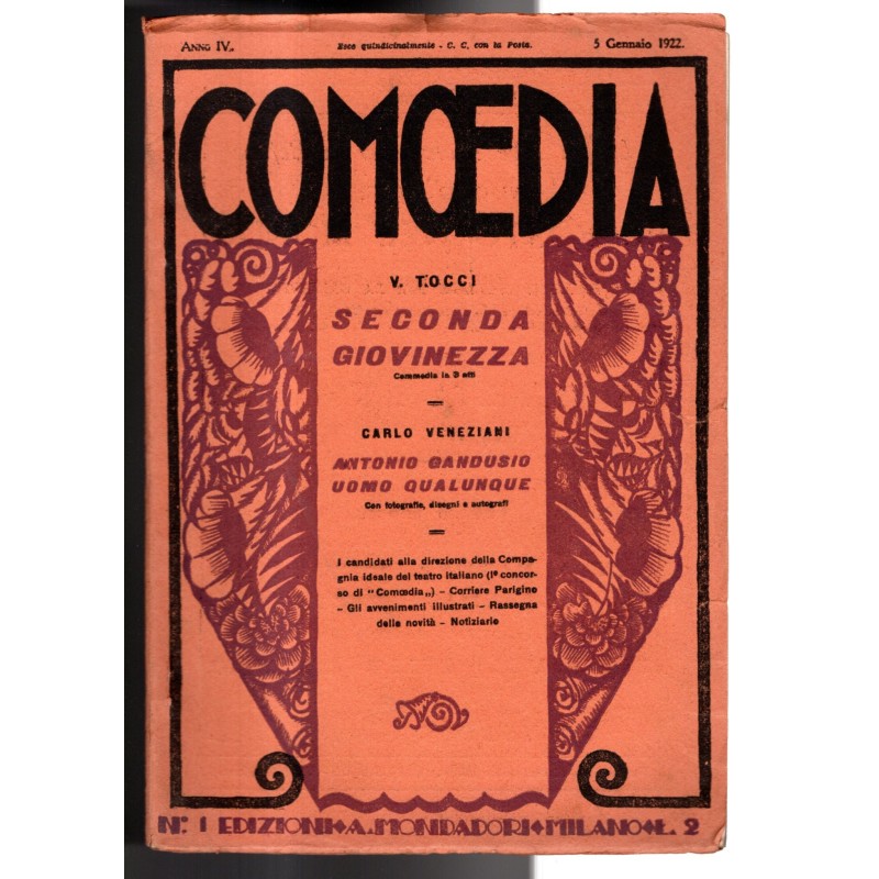 COMOEDIA-n 1, 5 gennaio-1922