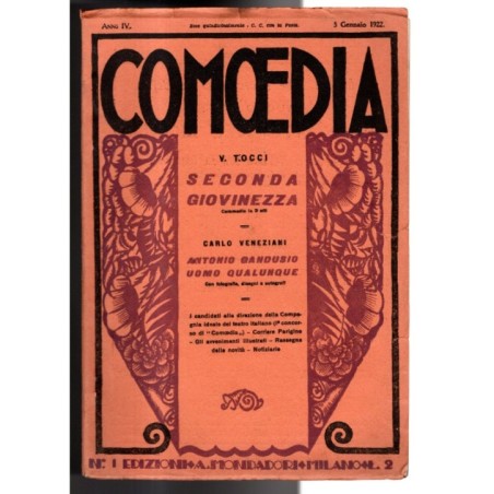 COMOEDIA-n 1, 5 gennaio-1922