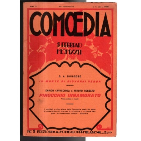 COMOEDIA-n 3, 5 febbraio-1922
