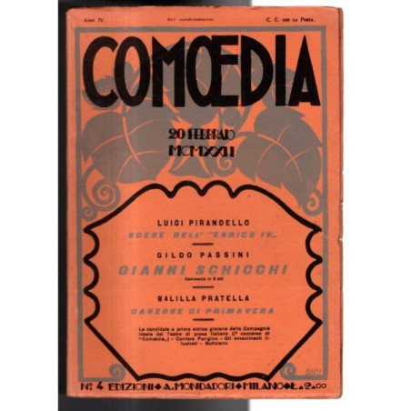 COMOEDIA-n 4, 20 febbraio-1922