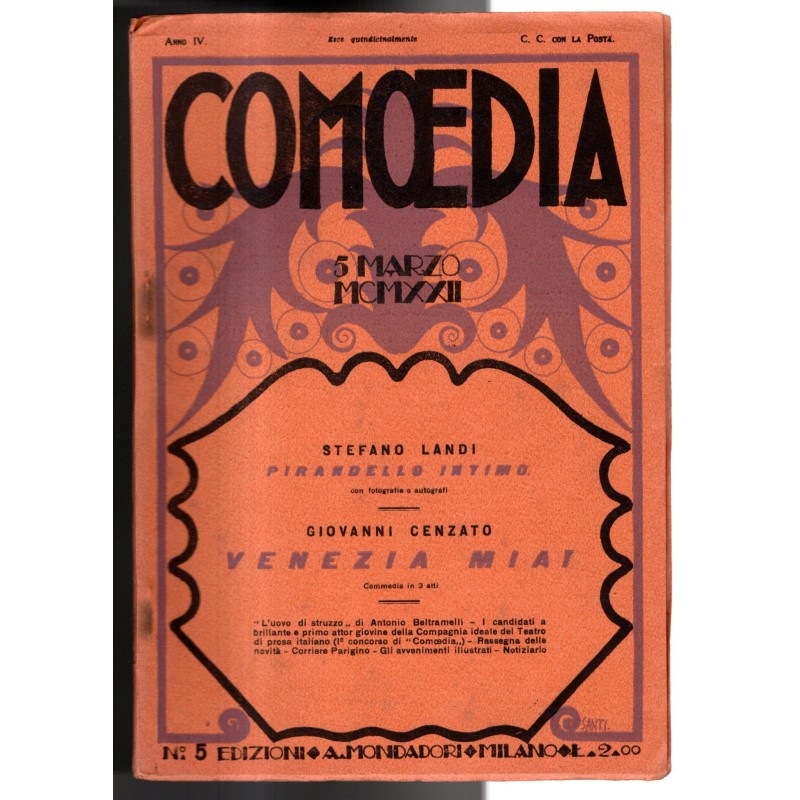COMOEDIA-n 5, 5 marzo-1922