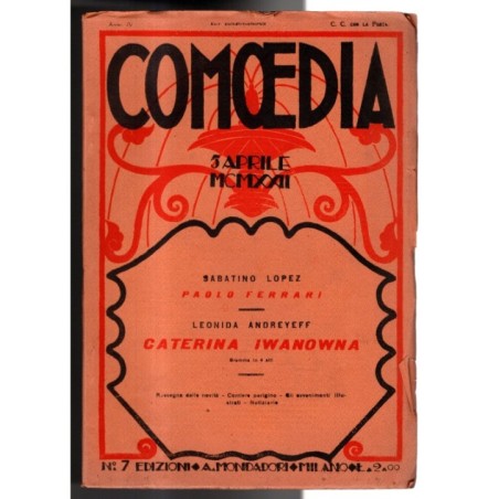 COMOEDIA-n 7, 5 aprile-1922