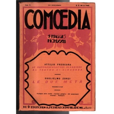 COMOEDIA-n 9, 5 maggio-1922