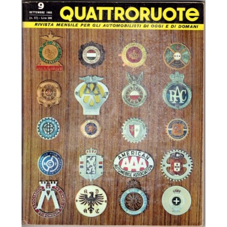 QUATTRORUOTE-n 57, settembre-1960