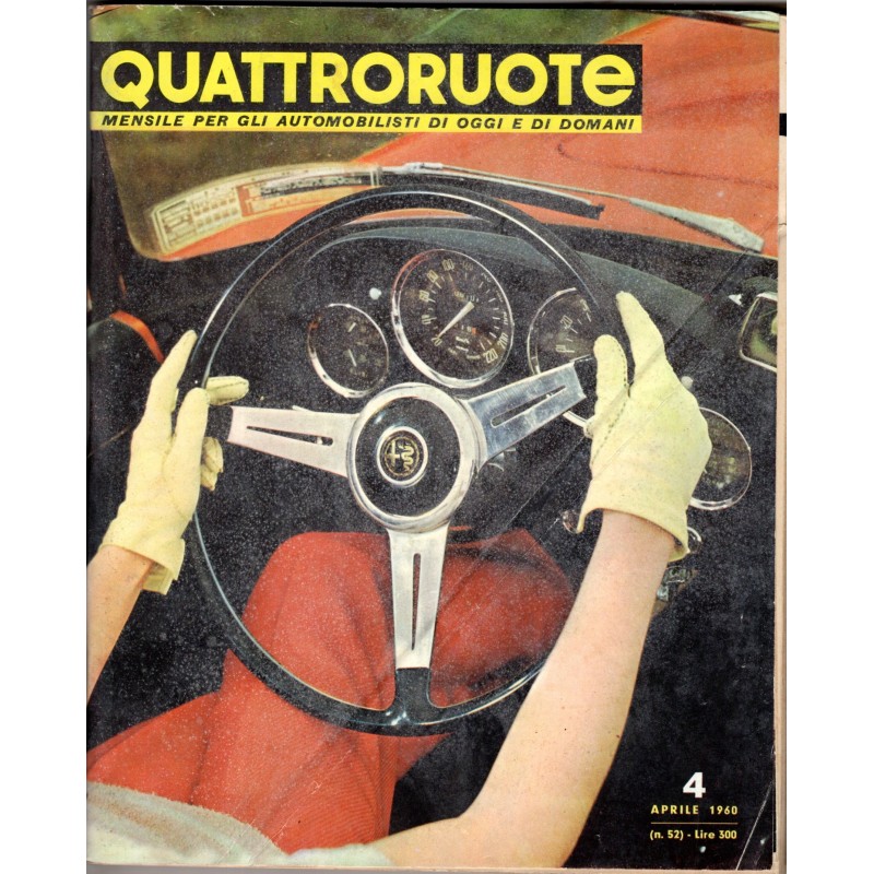QUATTRORUOTE-n 52, aprile-1960