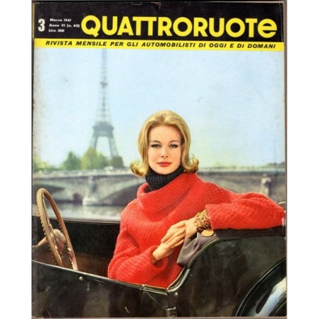 QUATTRORUOTE-n 63, marzo-1961