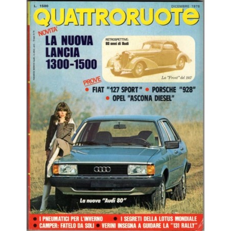 QUATTRORUOTE-n 277, dicembre-1978