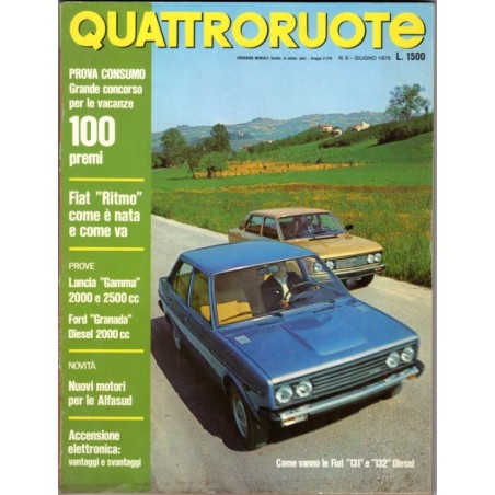 QUATTRORUOTE-n 271, giugno-1978