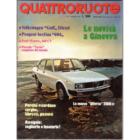 QUATTRORUOTE-n 255, marzo-1977