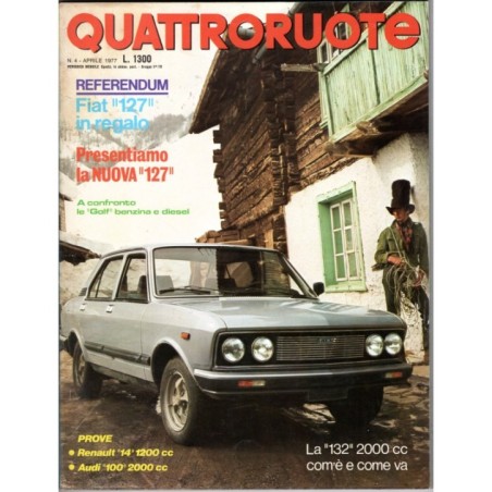 QUATTRORUOTE-n 256, aprile-1977