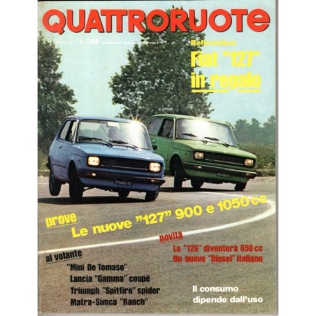 QUATTRORUOTE-n 259, luglio-1977