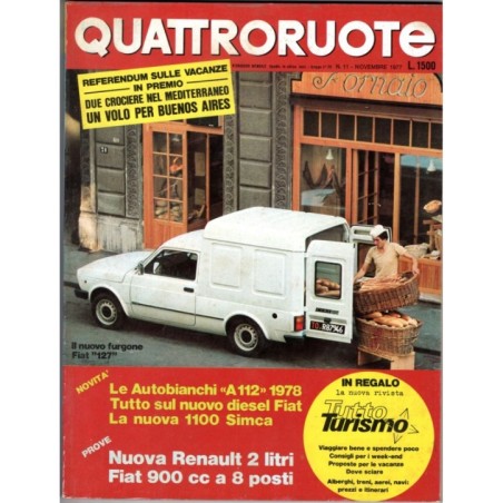 QUATTRORUOTE-n 263, novembre-1977