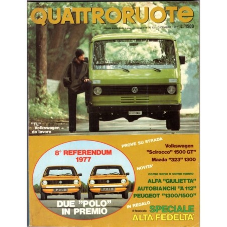 QUATTRORUOTE-n 264, dicembre-1977