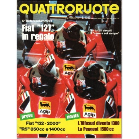 QUATTRORUOTE-n 260, agosto-1977