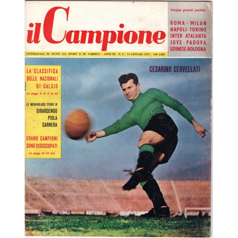 IL CAMPIONE-n 2, 14 gennaio-1957